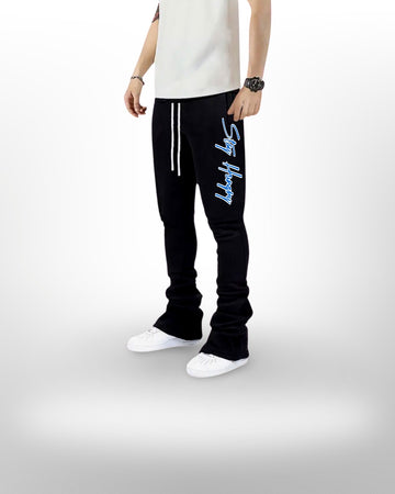 Black/Blue Sweat Pants