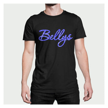 Bellys Glossy Flakes Black T-Shirt