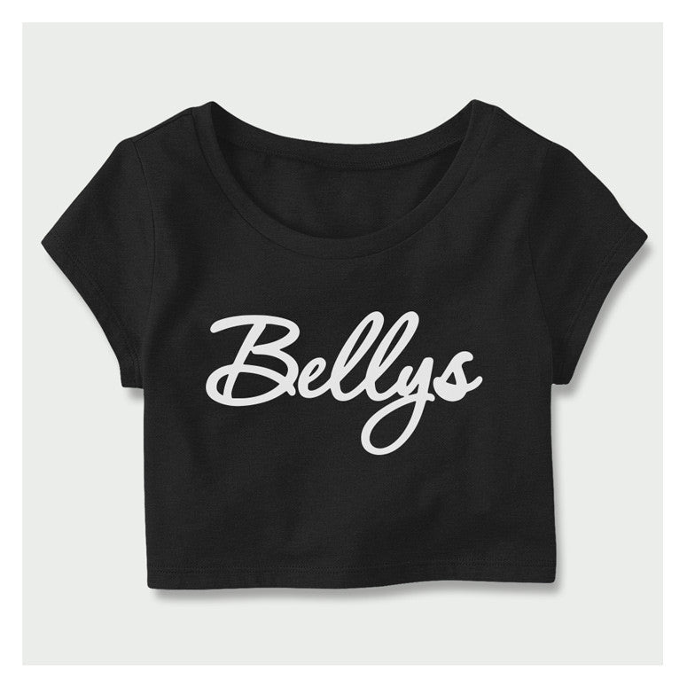 Bellys Crop Top B/W