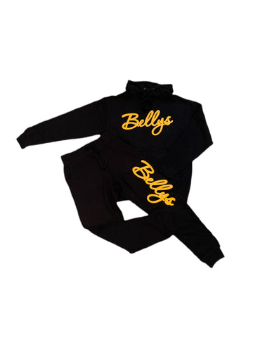 Bellys Black & Yellow Sweatsuit