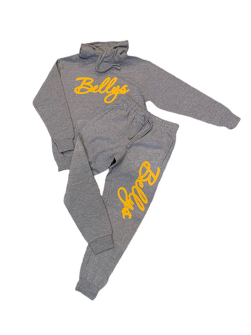 Grey Area Bellys Sweatsuit with Yellow