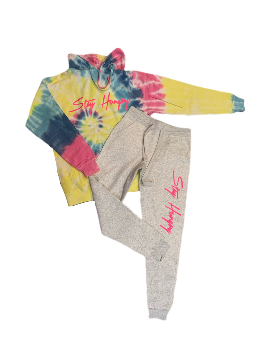 Light Tie Dye Sweatsuit