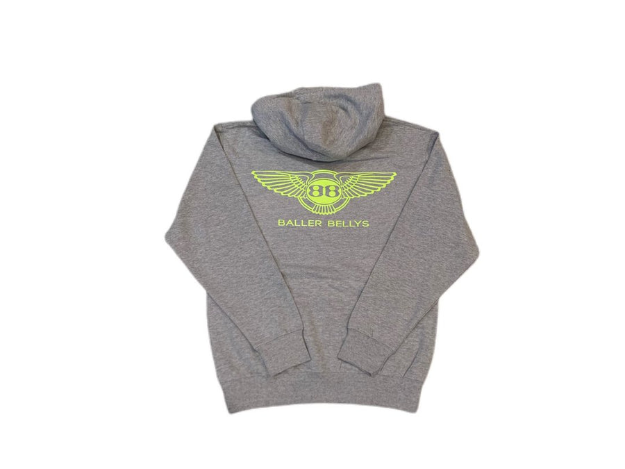 BELLYS GREY & NEON Hoodie