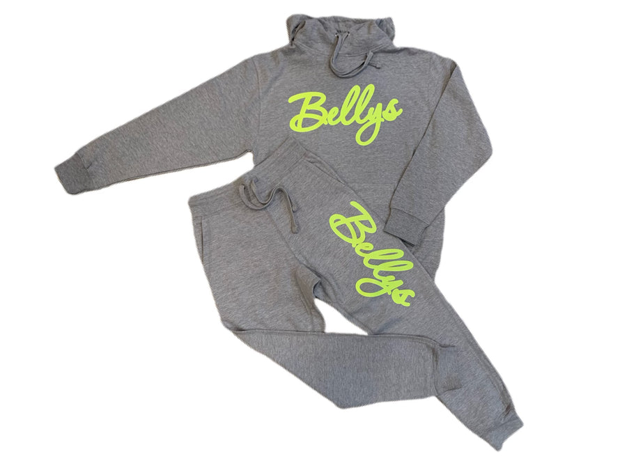 Bellys Grey & Neon Sweatsuit