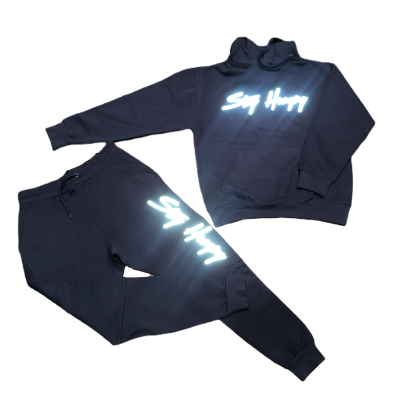 Exclusive Stay Hungry Harbor Blue Flashing Lights Sweatsuit