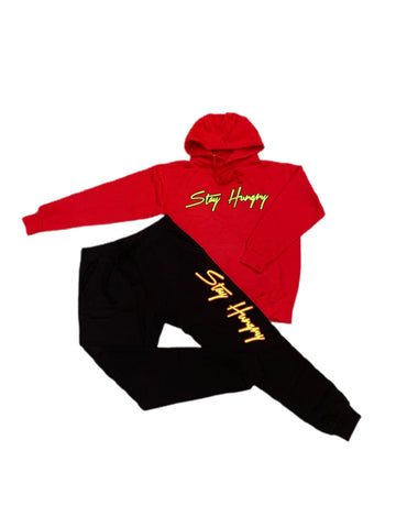 Special Edition Red Multi Success Sweatsuit.
