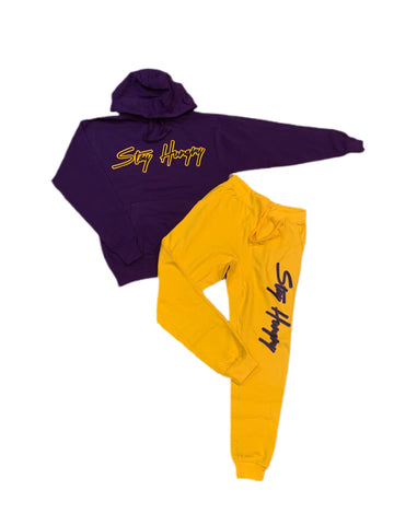 Special Edition Purple Multi Success Sweatsuit.