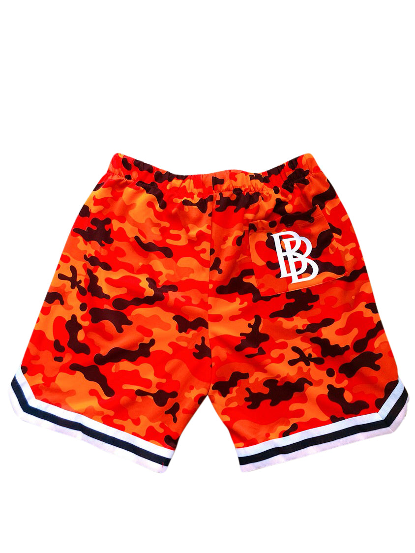 Dri-FIT Orange BB Camo-Blend Shorts