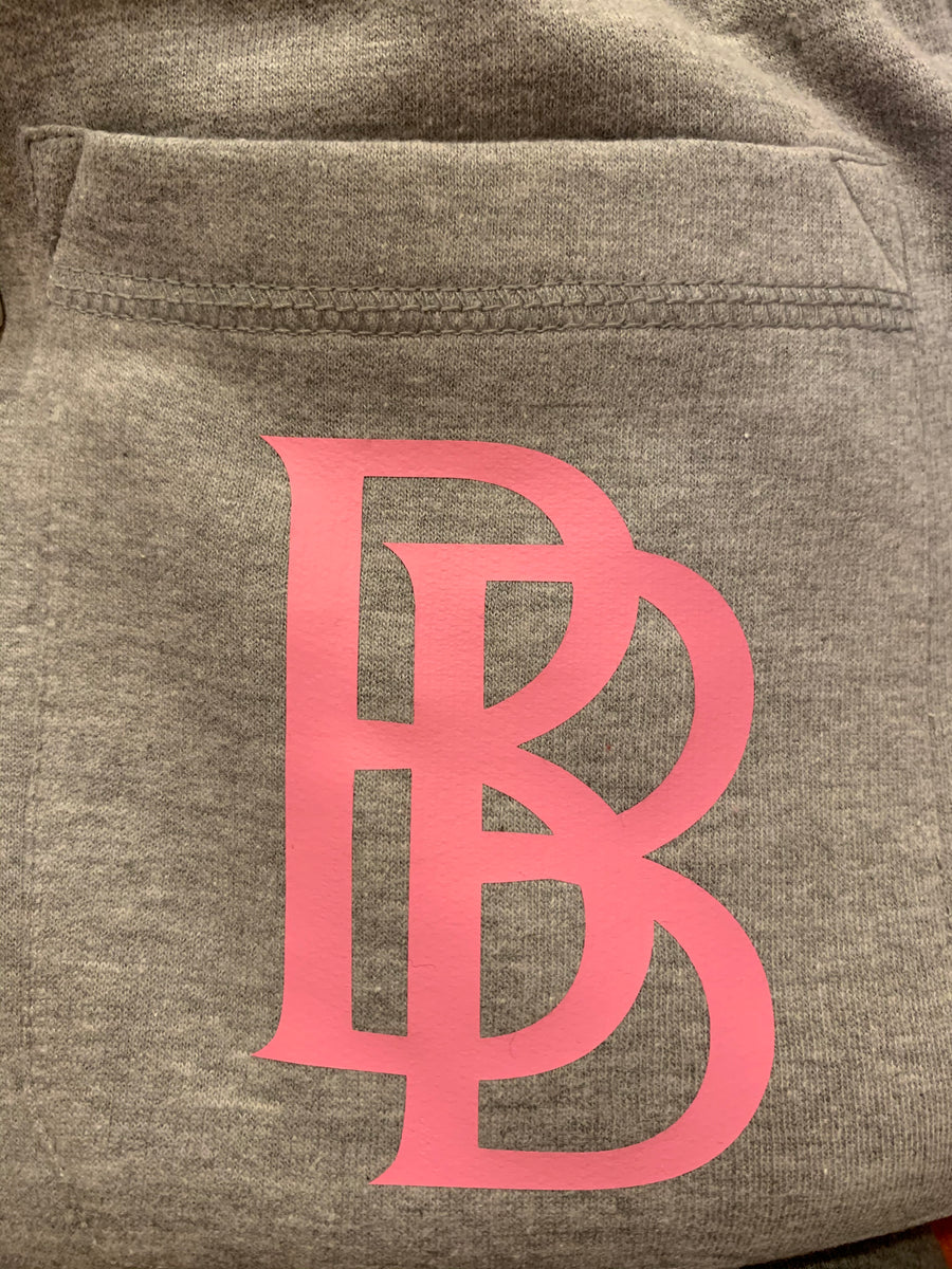 Grey Area Stay Hungry Sweatsuit with Pink