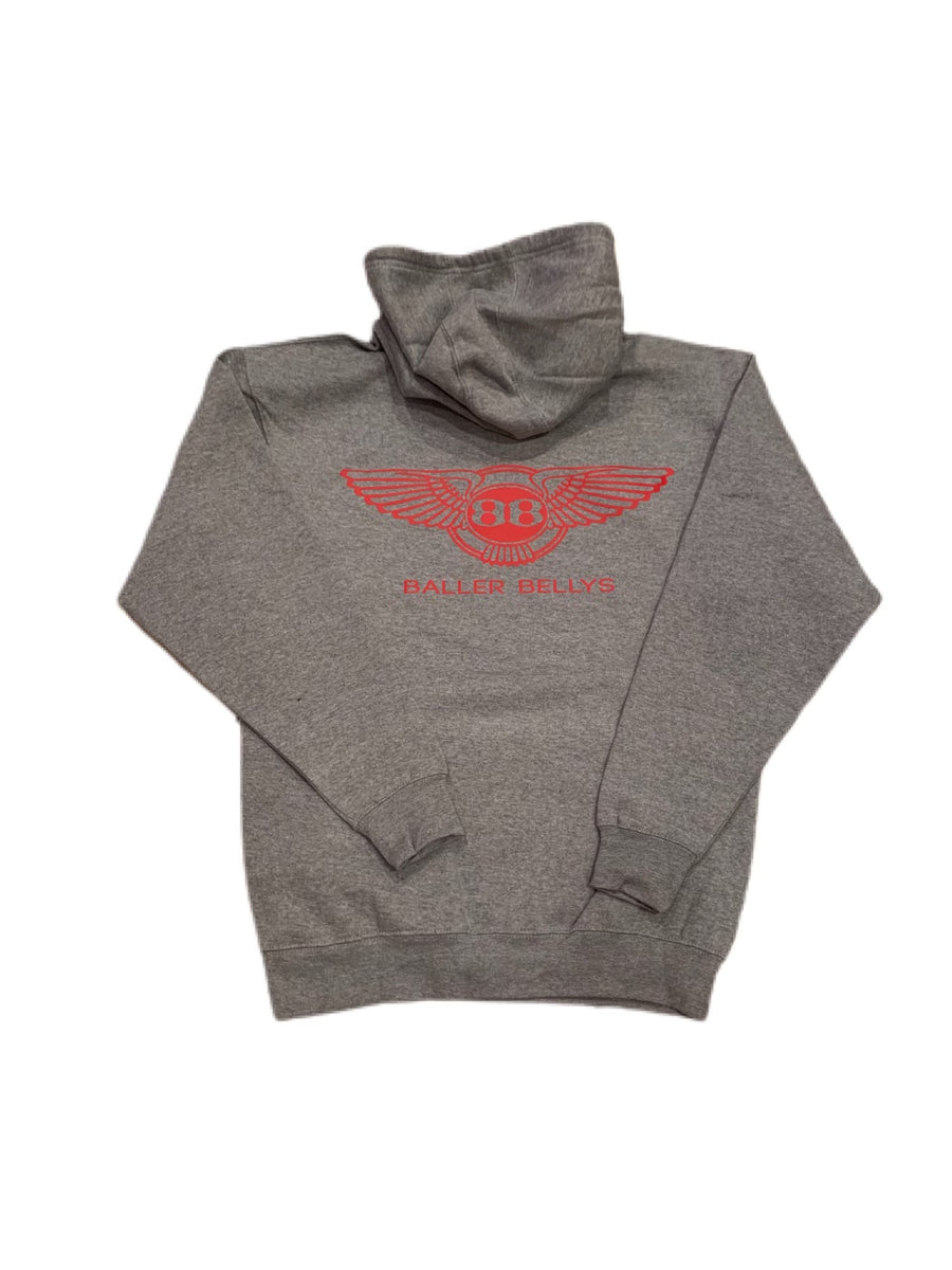 Grey Area Stay Hungry Sweatsuit with Red