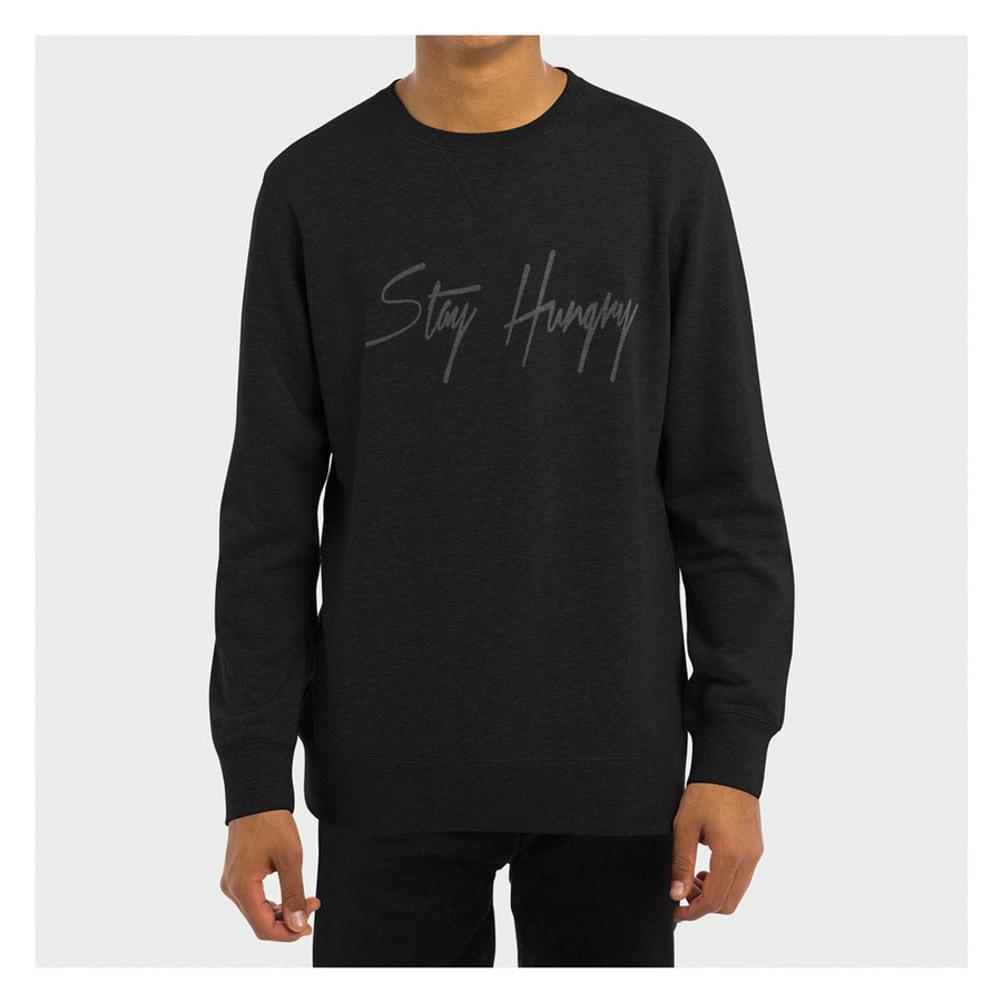 Stay Hungry Crewneck B/W