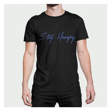 Stay Hungry T-Shirt Blue