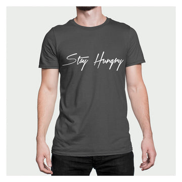 Stay Hungry T-Shirt G/W