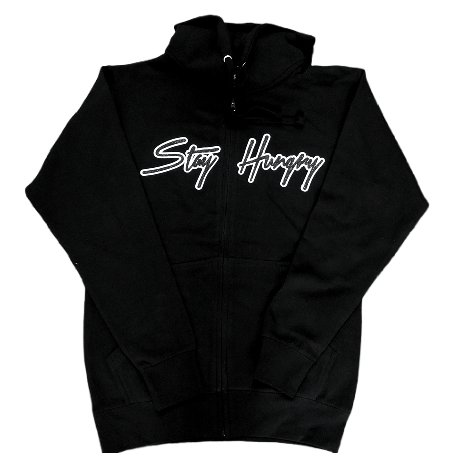 Premium Stay Hungry Black/White sweatsuit