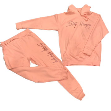 Women's Blush Pink Sweat Suit